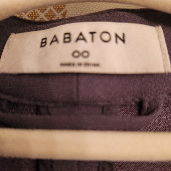 🎉 3/$60 Aritzia Babaton Graphite Grey Power Waist Blazer size 00 - Picture 4 of 6